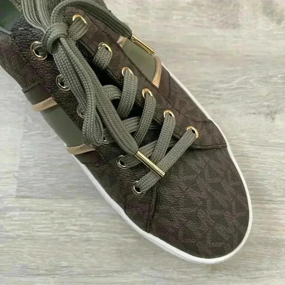 MICHAEL KORS - Poppy Stripe Lace
Up Sneaker 9 - Picture 7 of 11